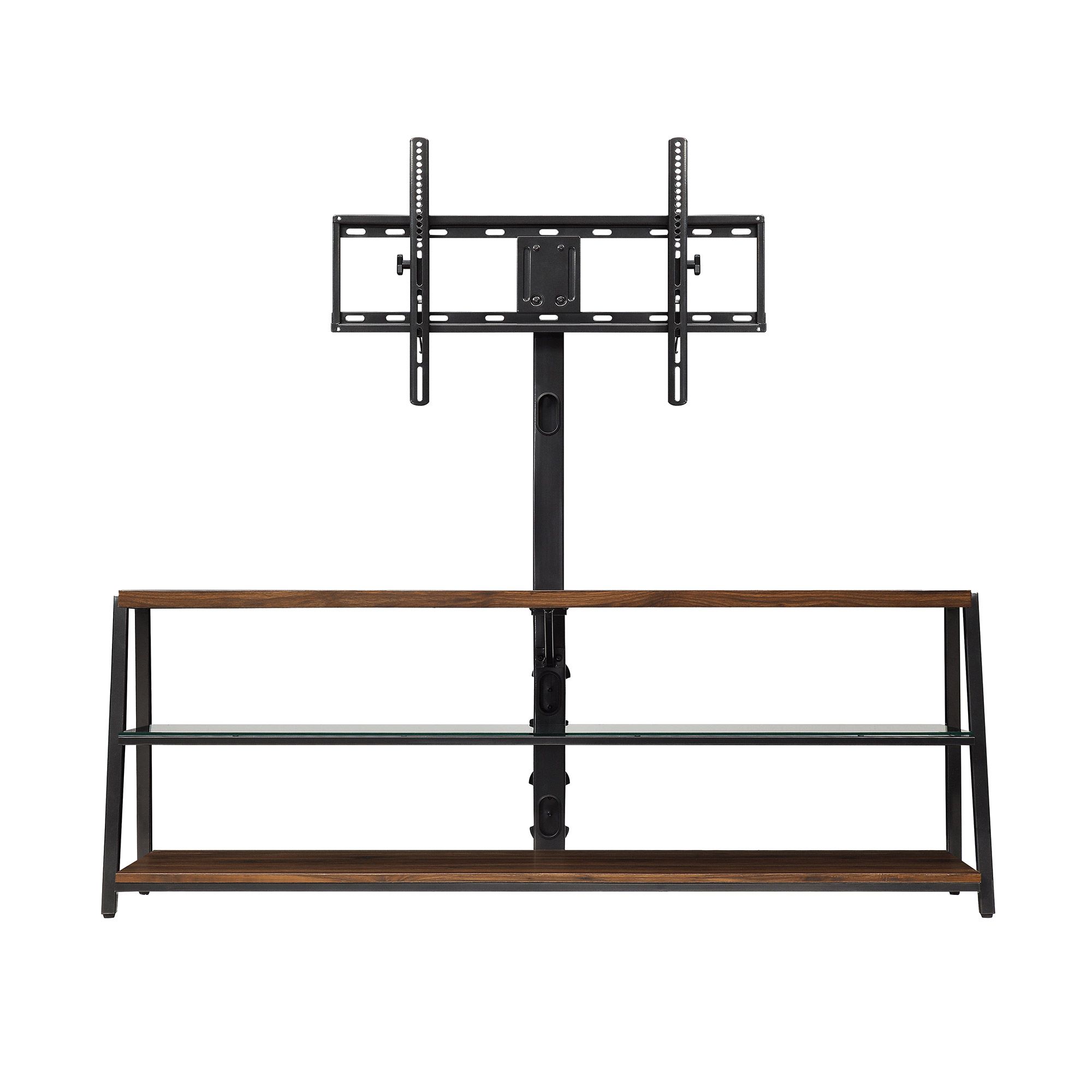 Mainstays Arris 3 In 1 Tv Stand For Televisions Up To 70 Throughout Mainstays Arris 3 In 1 Tv Stands In Canyon Walnut Finish (View 6 of 15)