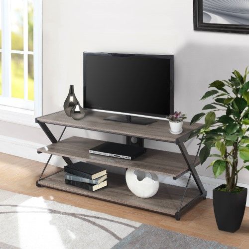 Mainstays Light Driftwood (brown) 48' Tv Stand | Driftwood In Mainstays 3 Door Tv Stands Console In Multiple Colors (View 6 of 15)