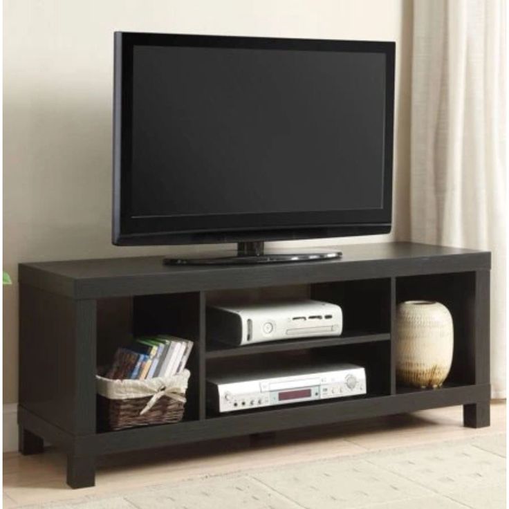Mainstays Tv Stand For Tvs Up To 42", Multiple Colors With Regard To Mainstays Parsons Tv Stands With Multiple Finishes (View 3 of 15)