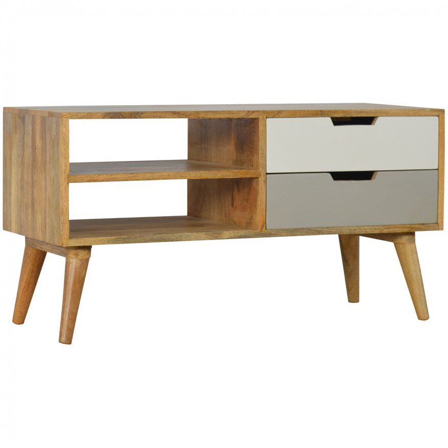 Mango Hill Media Unit With 2 Drawers | Wood Entertainment Inside Manhattan 2 Drawer Media Tv Stands (Photo 10 of 15)
