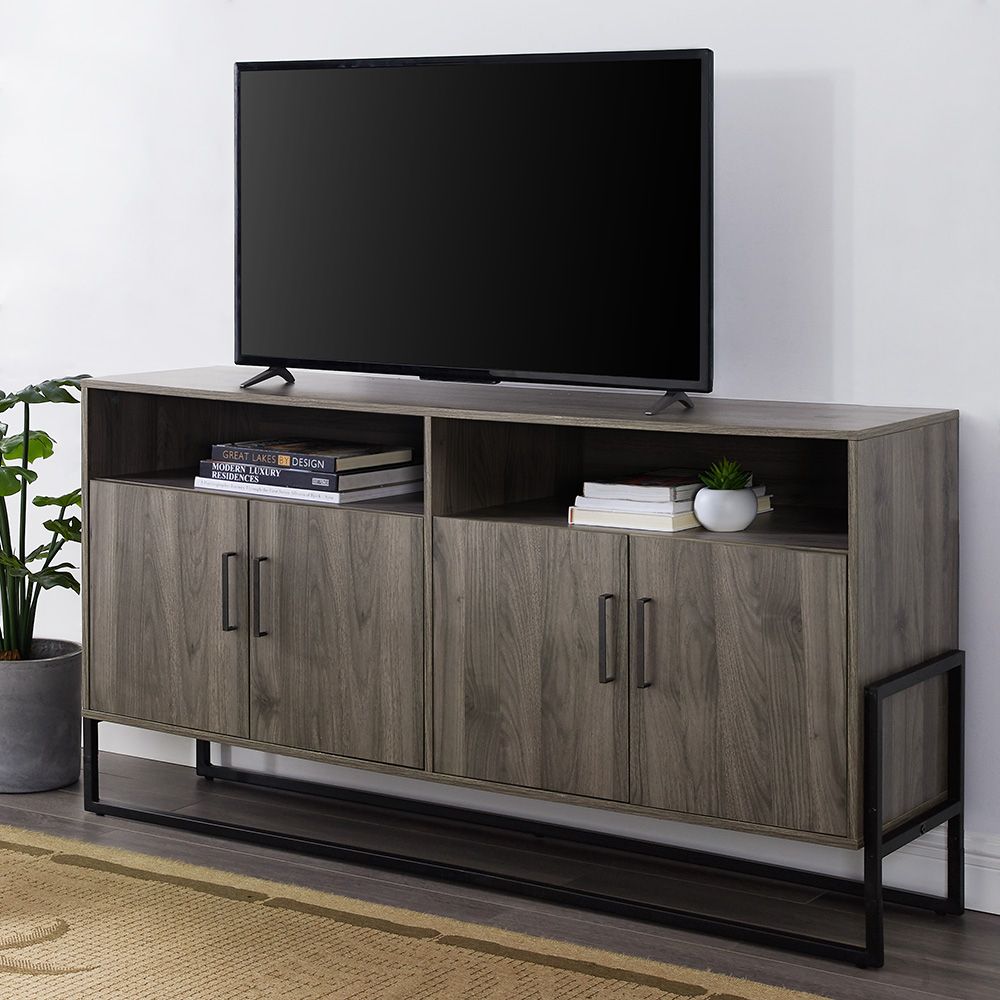 Manor Park 4 Door Sideboard Tv Stand For Tvs Up To 65 Regarding Jowers Tv Stands For Tvs Up To 65" (View 4 of 15)
