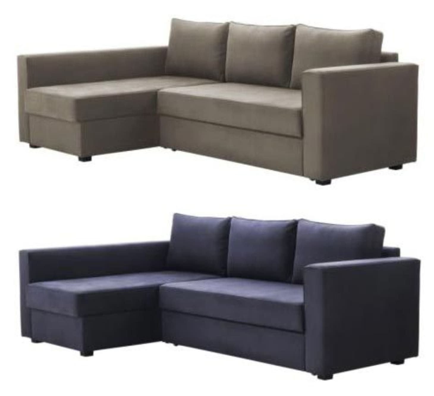 Manstad Sectional Sofa Bed & Storage From Ikea | Apartment Regarding Celine Sectional Futon Sofas With Storage Reclining Couch (View 10 of 15)