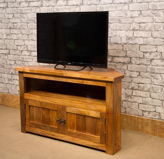 Marli Style Solid Mango Wood 100cm Corner Tv Stand With Inside Tv Stand 100cm Wide (View 7 of 15)