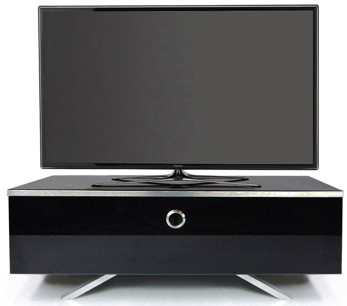 Mda Designs Cubic Hybrid High Gloss Black Tv Stand For Cream Gloss Tv Stands (View 5 of 15)