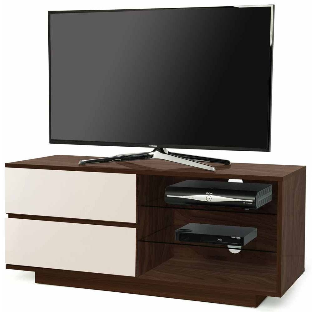Mda Designs Gallus Walnut/ivory Tv Stands Intended For Compton Ivory Extra Wide Tv Stands (View 7 of 15)