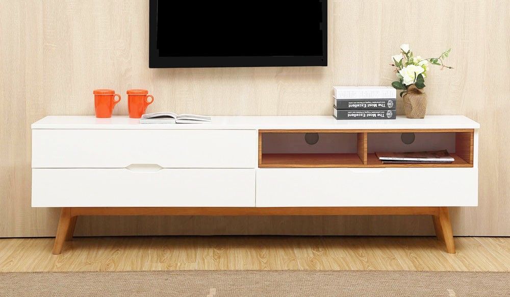 Media Unit 398 | White Tv Unit, Wooden Tv Stands, White Tv Within Hannu Tv Media Unit White Stands (View 7 of 15)