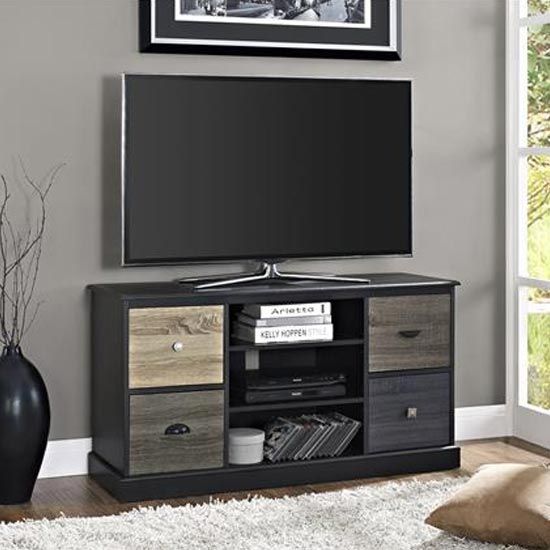 Featured Photo of  Best 15+ of Small Black Tv Cabinets