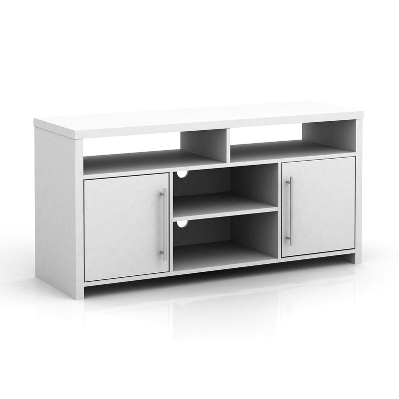 Mia Tv Stand Entertainment Storage Unit In White | Buy With Low Level Tv Storage Units (Photo 13 of 15)