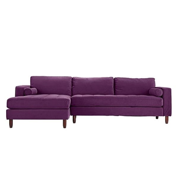 Featured Photo of 15 Best Somerset Velvet Mid-century Modern Right Sectional Sofas