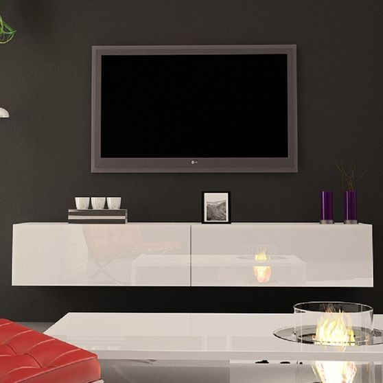 Milano 200 Black / Gray Tv Stand Milano Meble Furniture Tv Intended For Milano Tv Stands (View 9 of 15)