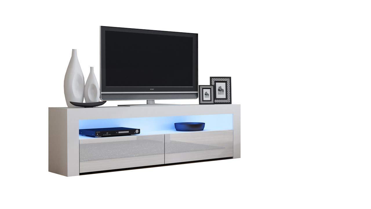 Milano Classic Tv Stand With Led Lights, Fits Up To 70 Intended For Milano Tv Stands (Photo 10 of 15)