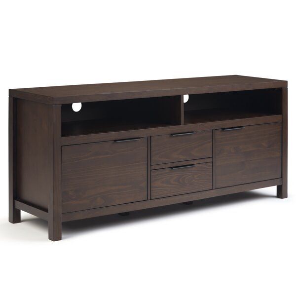 Millwood Pines Mcadams Solid Wood Tv Stand For Tvs Up To With Solid Wood Tv Stands For Tvs Up To 65&quot; (View 12 of 15)