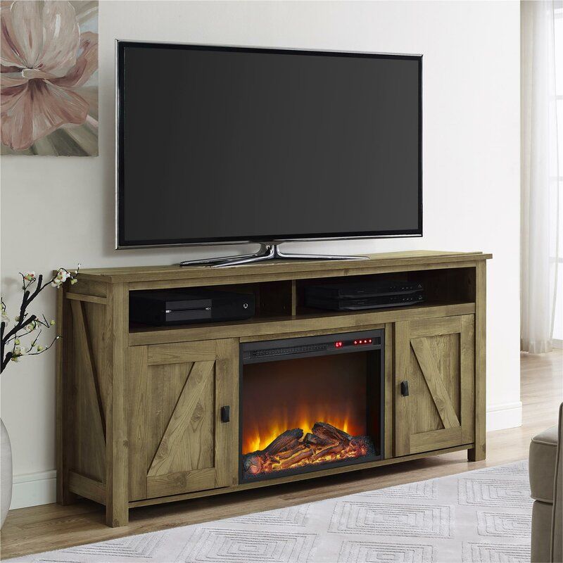Mistana Whittier Tv Stand For Tvs Up To 60" With Electric Inside Adayah Tv Stands For Tvs Up To 60" (View 4 of 15)