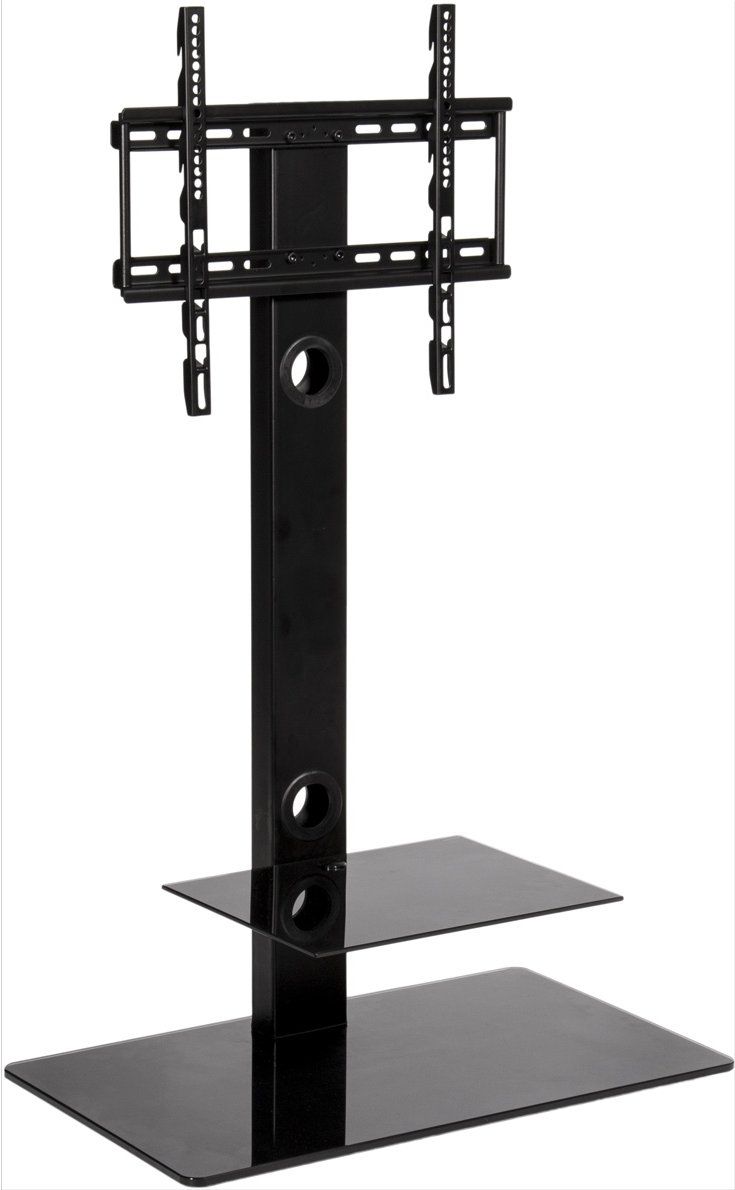 Mmt Cbm2 Black Cantilever Tv Stand For Tvs Up To 55 Inch Throughout Tv Stand Cantilever (View 12 of 15)