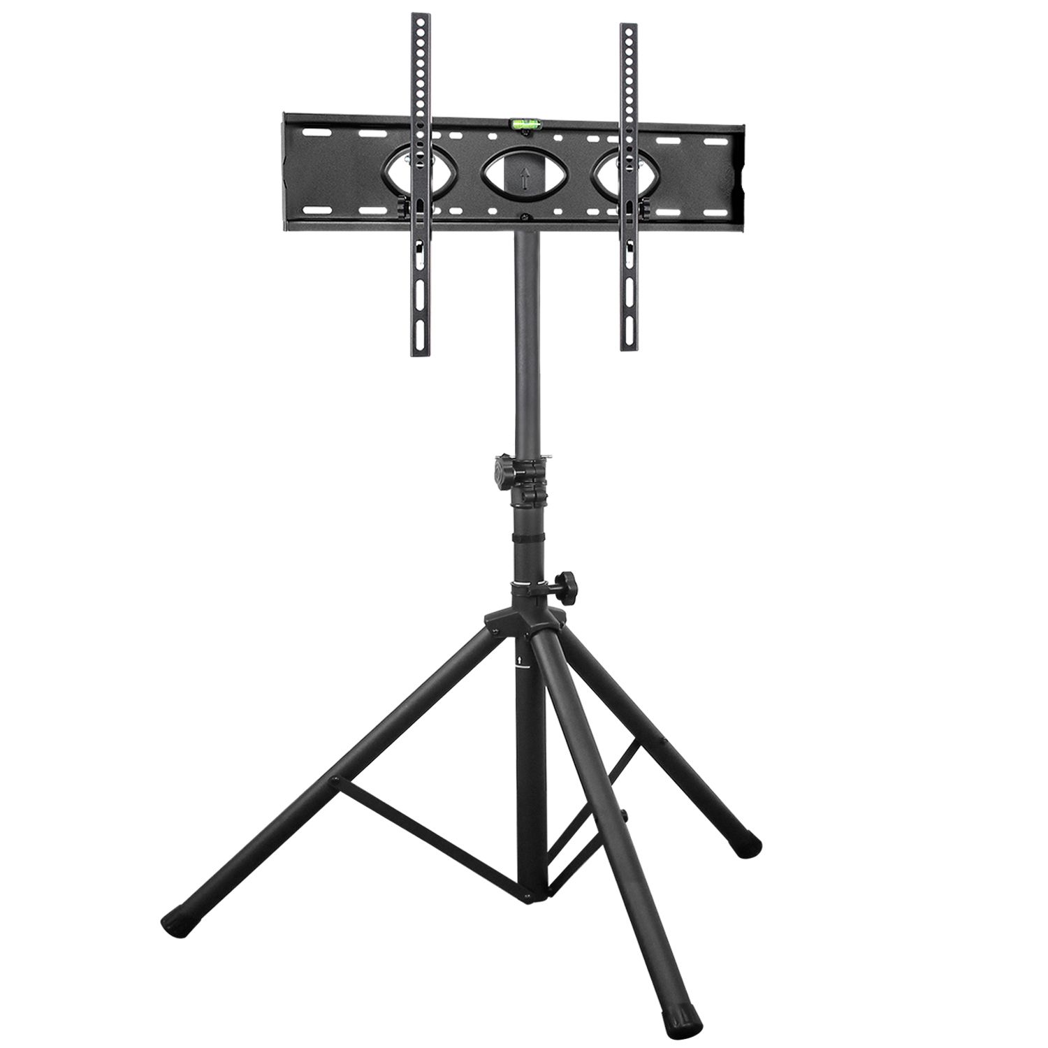 Modern 32" To 70" Portable Black Tv Floor Tripod Stand In Rfiver Modern Black Floor Tv Stands (View 11 of 15)