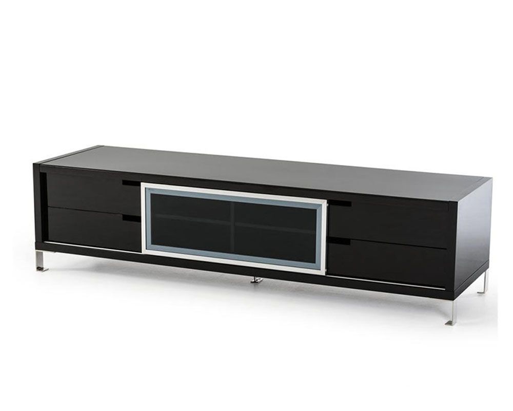 Modern Black High Gloss Tv Stand 44ent30f Blk In Gloss Tv Stands (View 12 of 15)