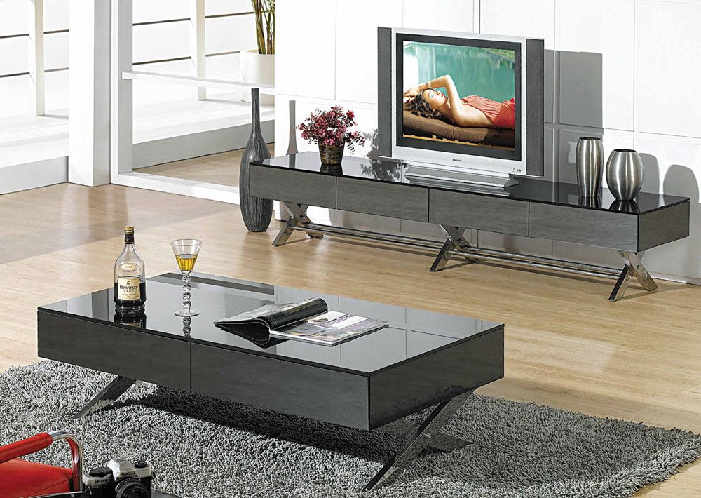 Modern Glossy White Tv Stand Cr059 | Tv Stands In White Contemporary Tv Stands (View 14 of 15)