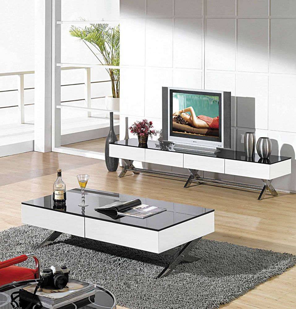 Modern Glossy White Tv Stand Cr059 | Tv Stands Inside White Tv Cabinets (View 8 of 15)