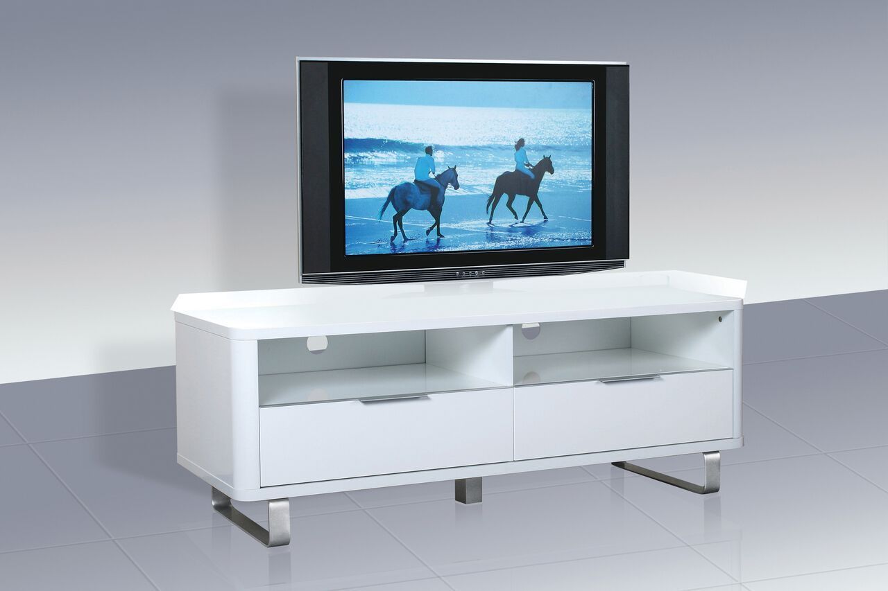 Modern High Gloss White Tv Television Cabinet Unit Stand For Tv Cabinet Gloss White (Photo 1 of 15)