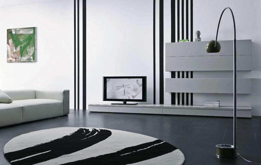 Modern Lacquered Tv Cabinets – Spazio Box From Pianca In Under Tv Cabinets (Photo 14 of 15)