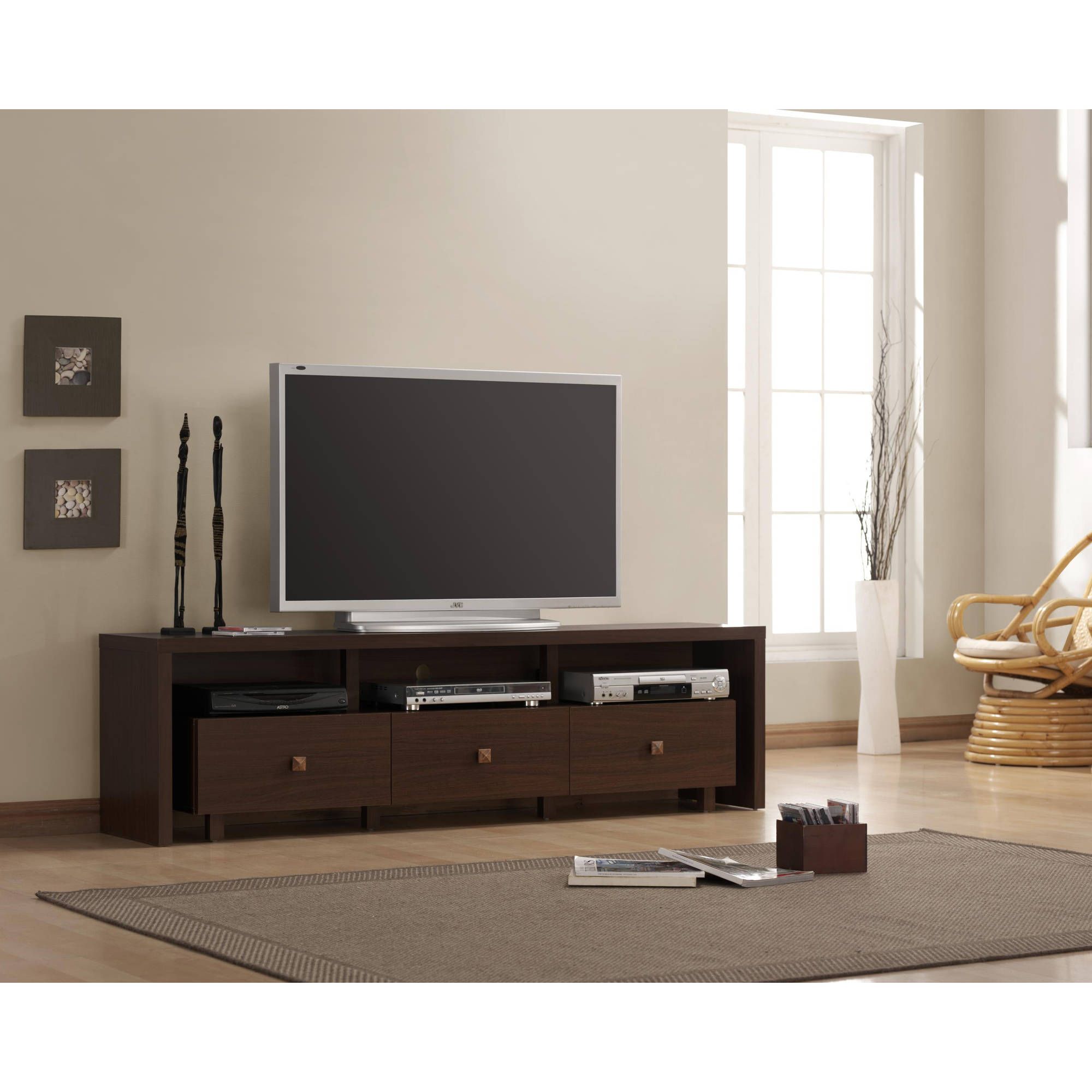 Modern Tv Stand Entertainment Media Center Home Theater With Contemporary Wood Tv Stands (Photo 9 of 15)