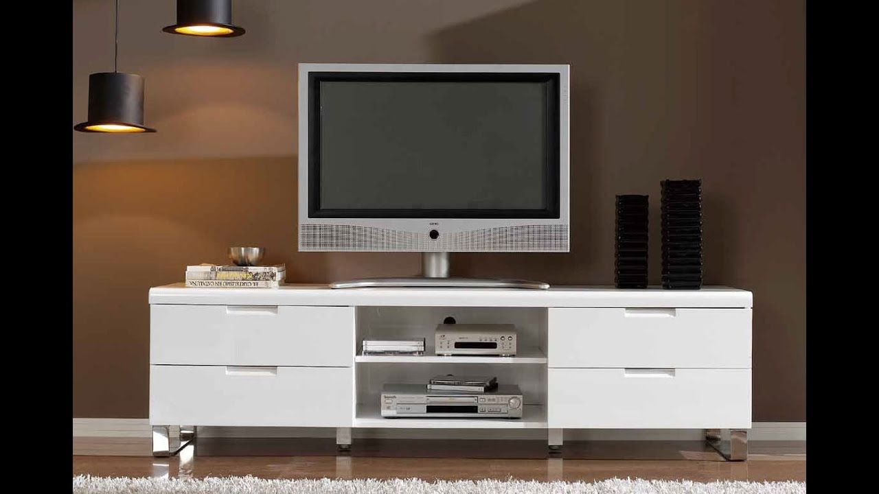 Modern Tv Stands For Flat Screens – Youtube In Contemporary Tv Cabinets For Flat Screens (View 9 of 15)