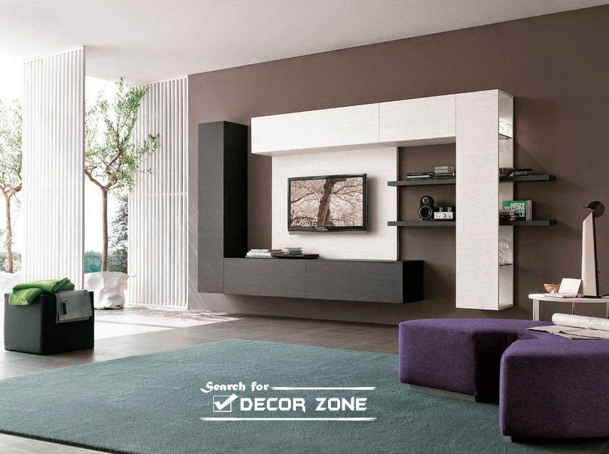 Modern Tv Units: 20 Designs And Choosing Tips With Modern Tv Units (Photo 14 of 15)