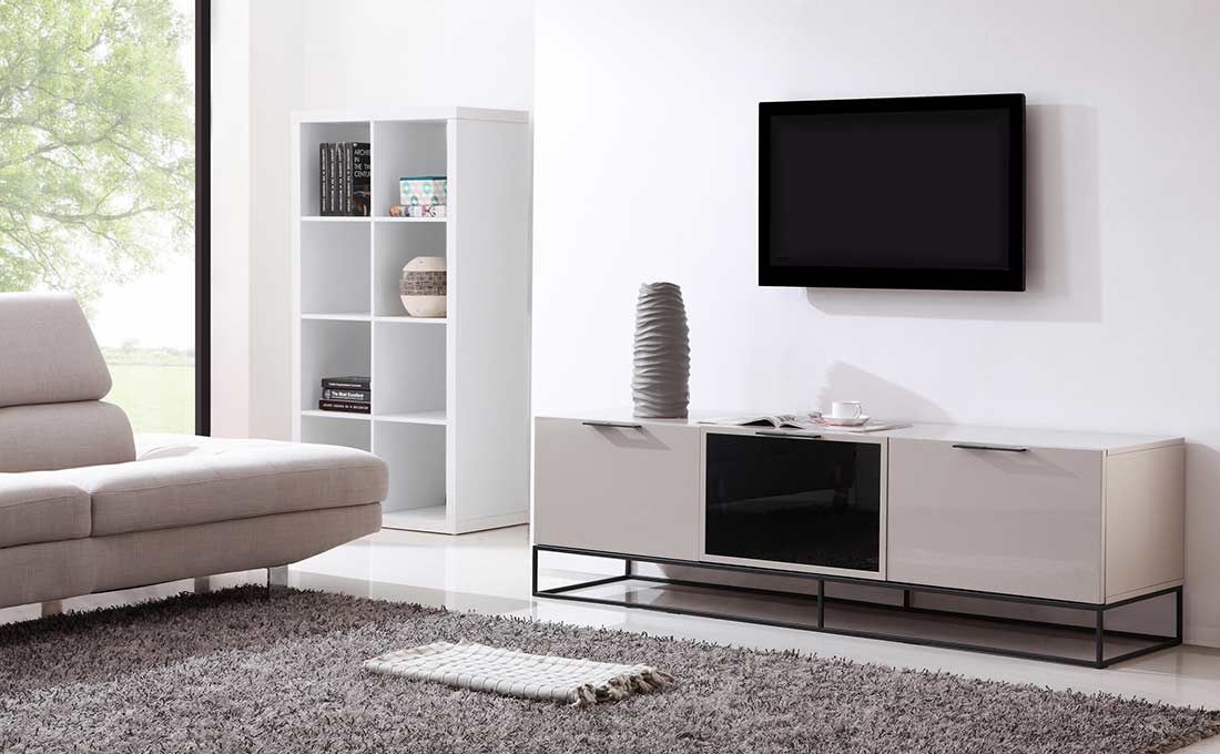 Modern White Black Tv Stand Bm35 | Tv Stands In Modern White Tv Stands (Photo 15 of 15)