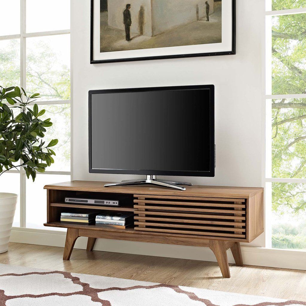 Modway Render 48" Tv Stand | Modern Tv Stand, Cool Tv Pertaining To Modern Style Tv Stands (View 2 of 15)