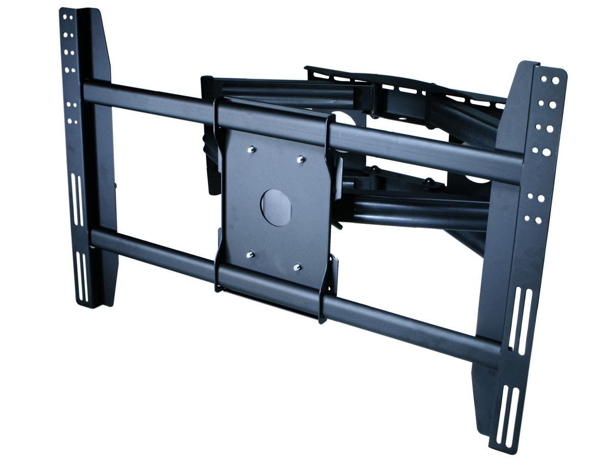 Monoprice Full Motion Articulating Tv Wall Mount Bracket Regarding Delta Large Tv Stands (View 10 of 15)