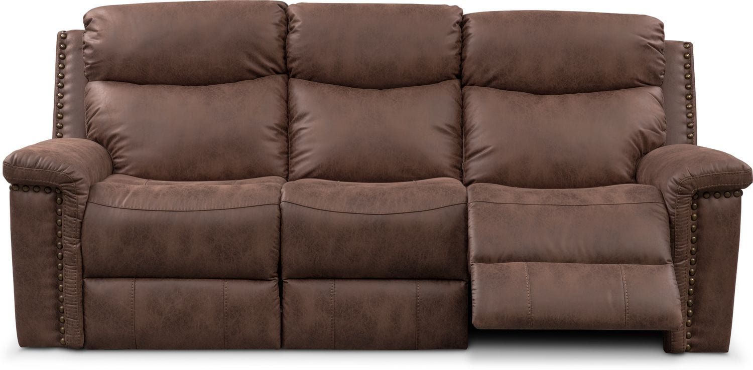 Montana Dual Manual Reclining Sofa | Value City Furniture Pertaining To Montana Sofas (View 15 of 15)