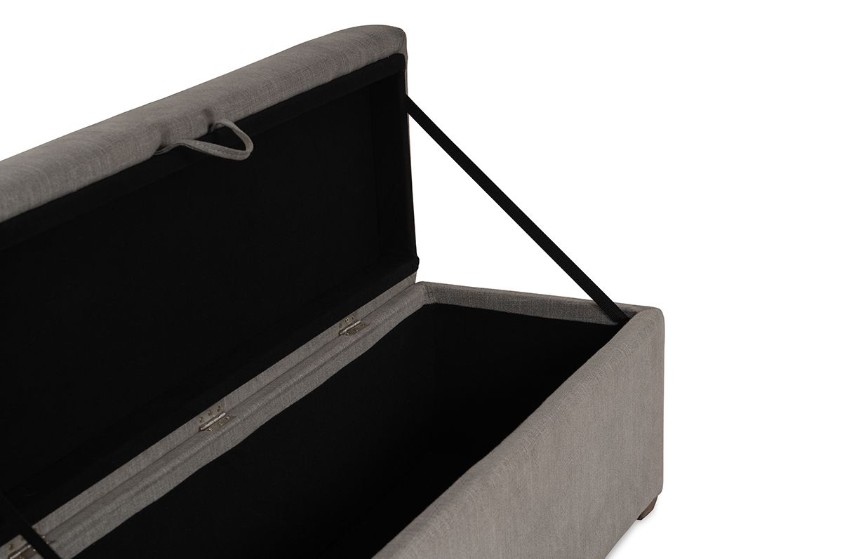 Monza Storage Box Grey Linen – Michael Murphy Home Furnishing Pertaining To Monza Tv Stands (View 10 of 15)