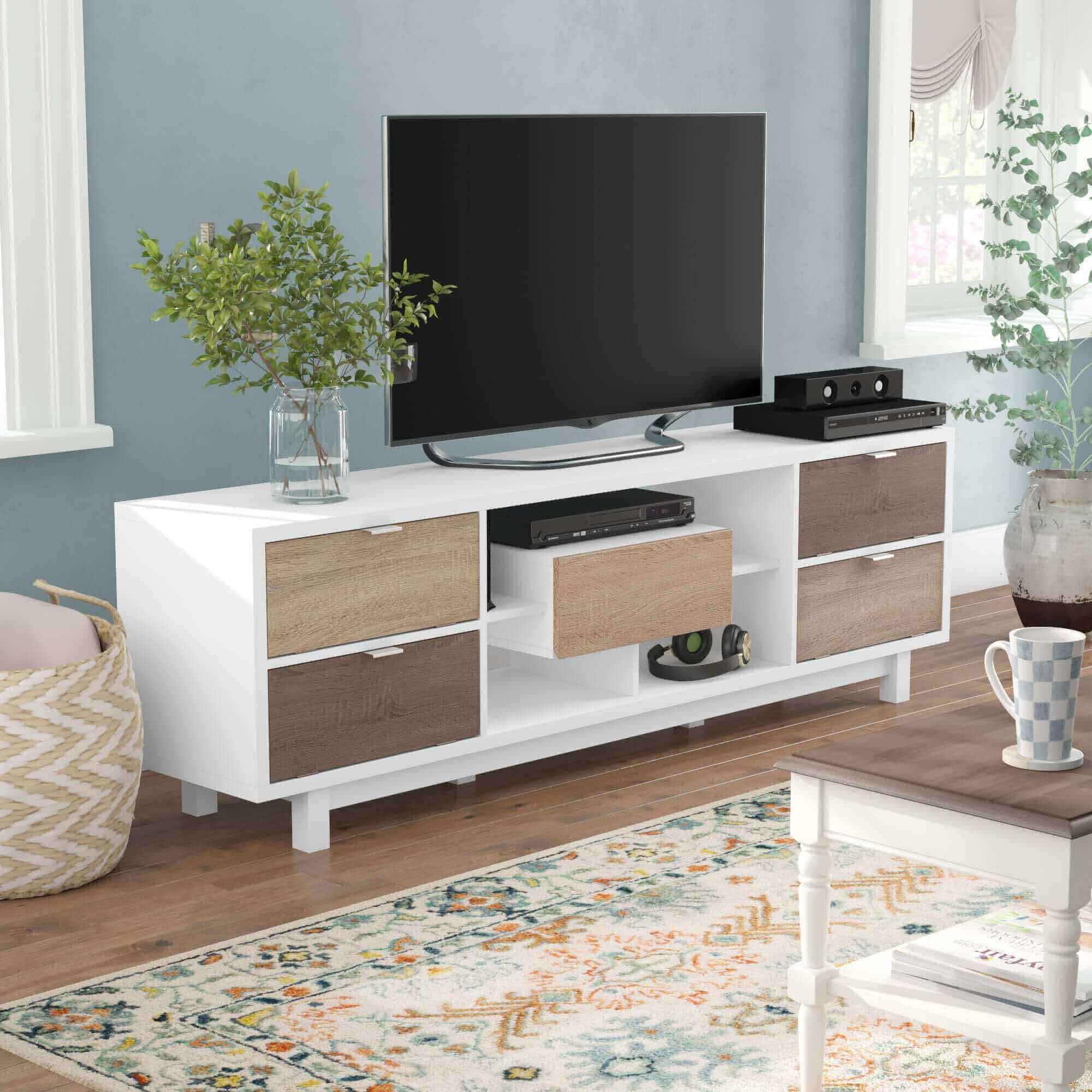 Most Beautiful And Incredible Tv Stand Design Ideas Inside Modern Black Tabletop Tv Stands (View 1 of 15)