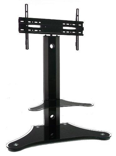 Mountright Cantilever Tv Stand With Swivel For 37", 38 Pertaining To Swivel Black Glass Tv Stands (View 8 of 15)