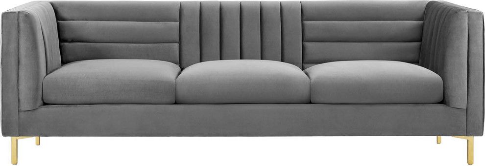 Nash Sofa – Contemporary – Sofas  Hedgeapple Throughout Riley Retro Mid Century Modern Fabric Upholstered Left Facing Chaise Sectional Sofas (View 12 of 15)