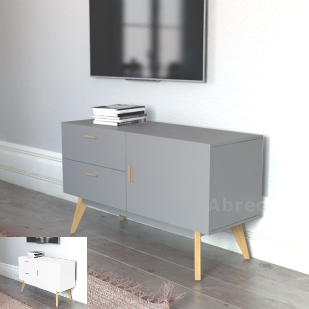 New Scandinavian Credenza Retro Tv Stand Sideboard Intended For Vintage Tv Stands For Sale (View 14 of 15)