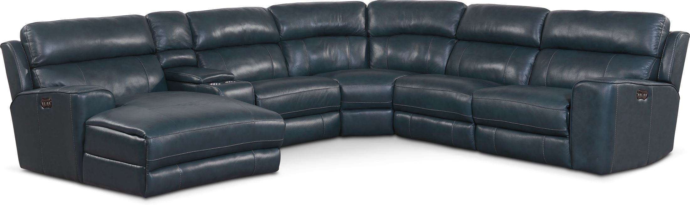 Newport 6 Piece Dual Power Reclining Sectional With Chaise Within Forte Gray Power Reclining Sofas (View 4 of 15)