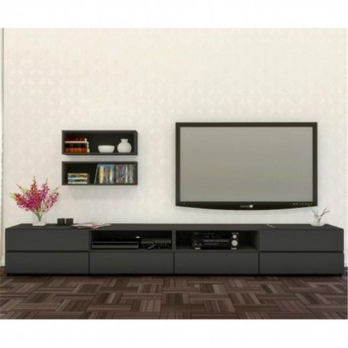 Nexera 400527 Avenue Entertainment Kit, 2 Convenient For 60 Inch Tv Wall Units (View 4 of 15)
