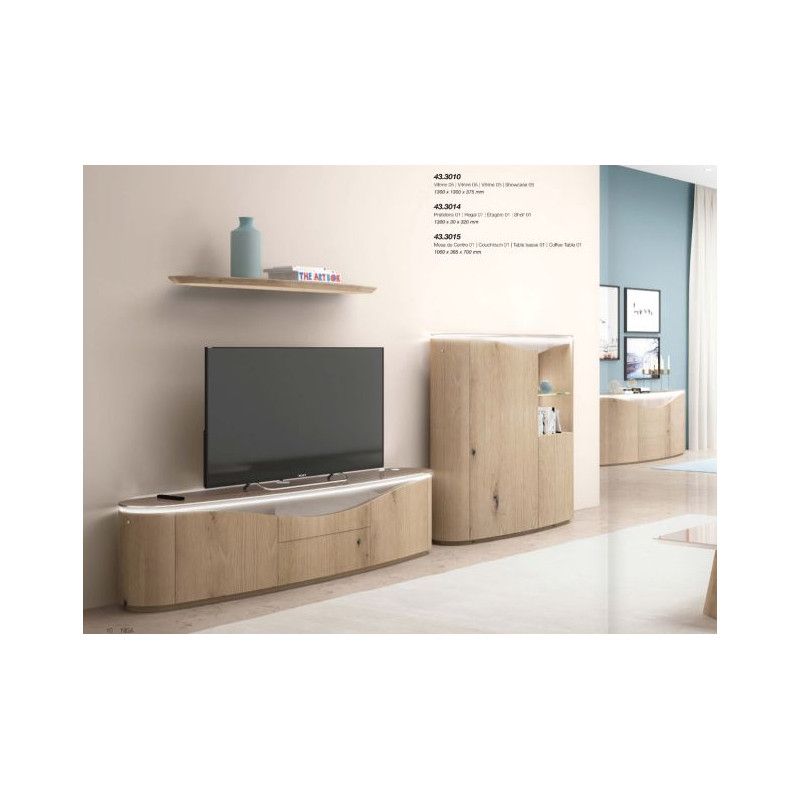 Nisa – Luxury Bespoke Tv Unit With Optional Lighting – Tv Within Casablanca Tv Stands (View 7 of 15)