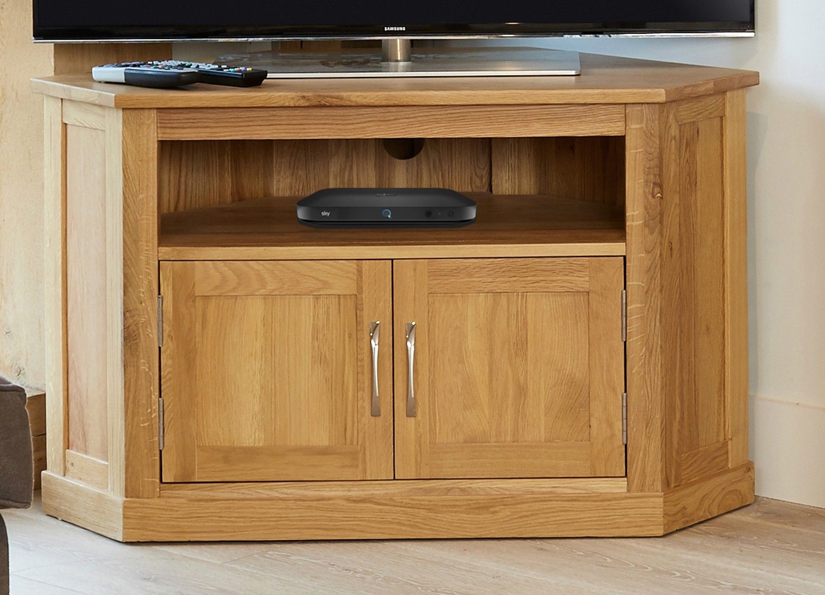 Oak Corner Tv Cabinet Furniture • Patio Ideas With Regard To Large Oak Tv Cabinets (Photo 6 of 15)