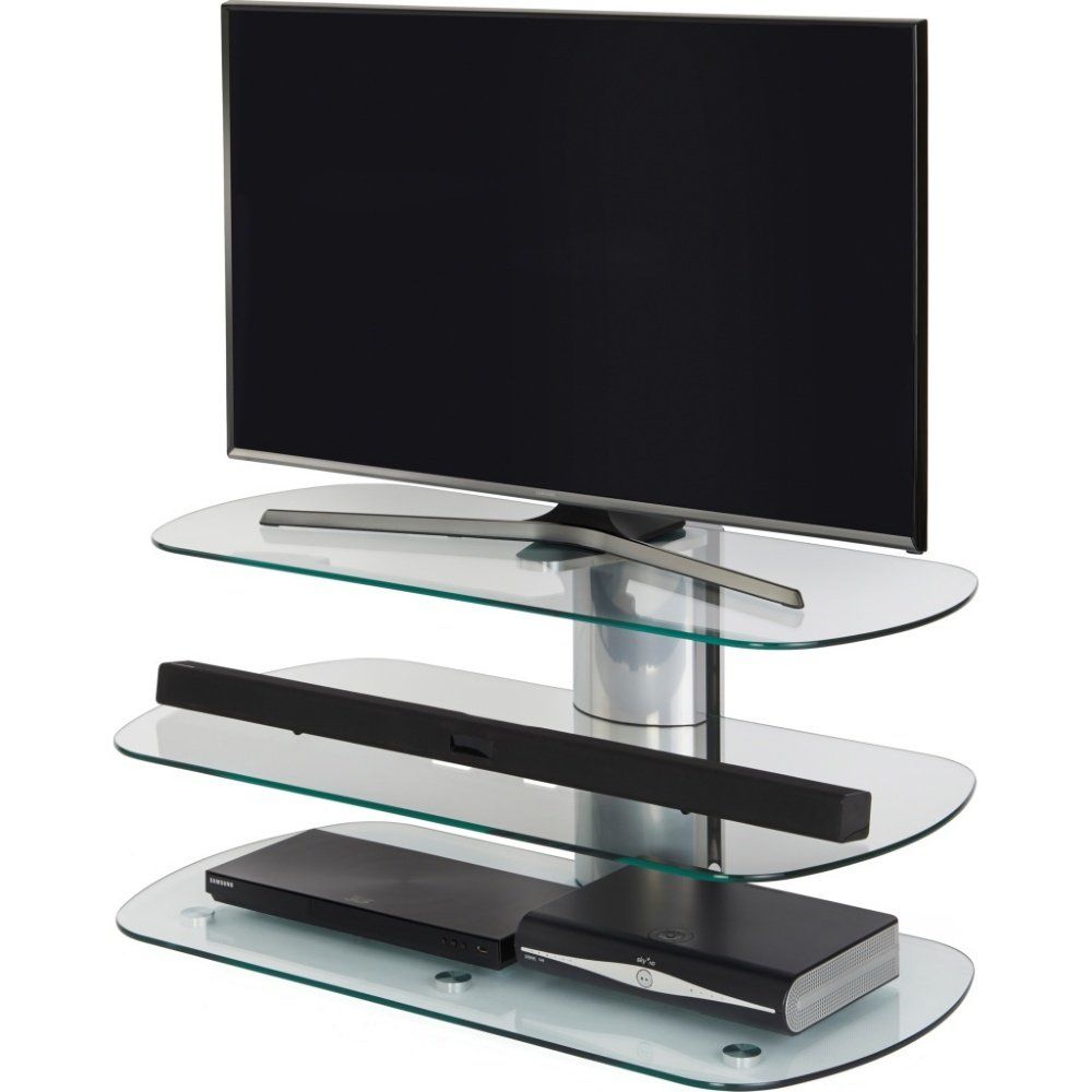 Off The Wall Skyline 1000 Silver Tv Stand Sky 1000 Sil With Regard To Off The Wall Tv Stands (View 2 of 15)