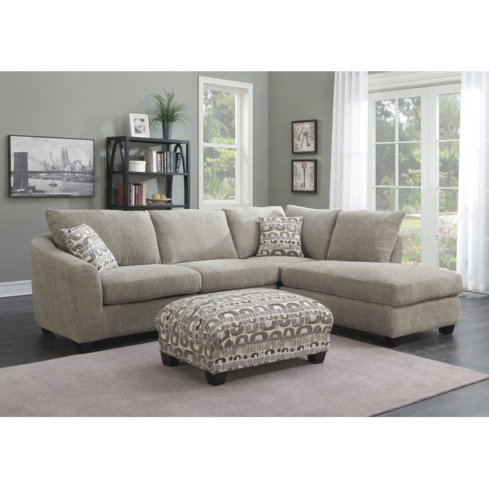 Olson 116" Right Facing Sectional | Sectional Sofa With Inside Kiefer Right Facing Sectional Sofas (View 1 of 15)