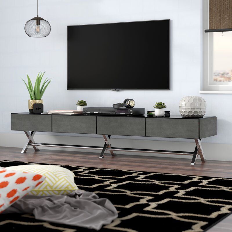 Orren Ellis Abdulsalam Tv Stand For Tvs Up To 88 Pertaining To Ailiana Tv Stands For Tvs Up To 88&quot; (View 5 of 15)