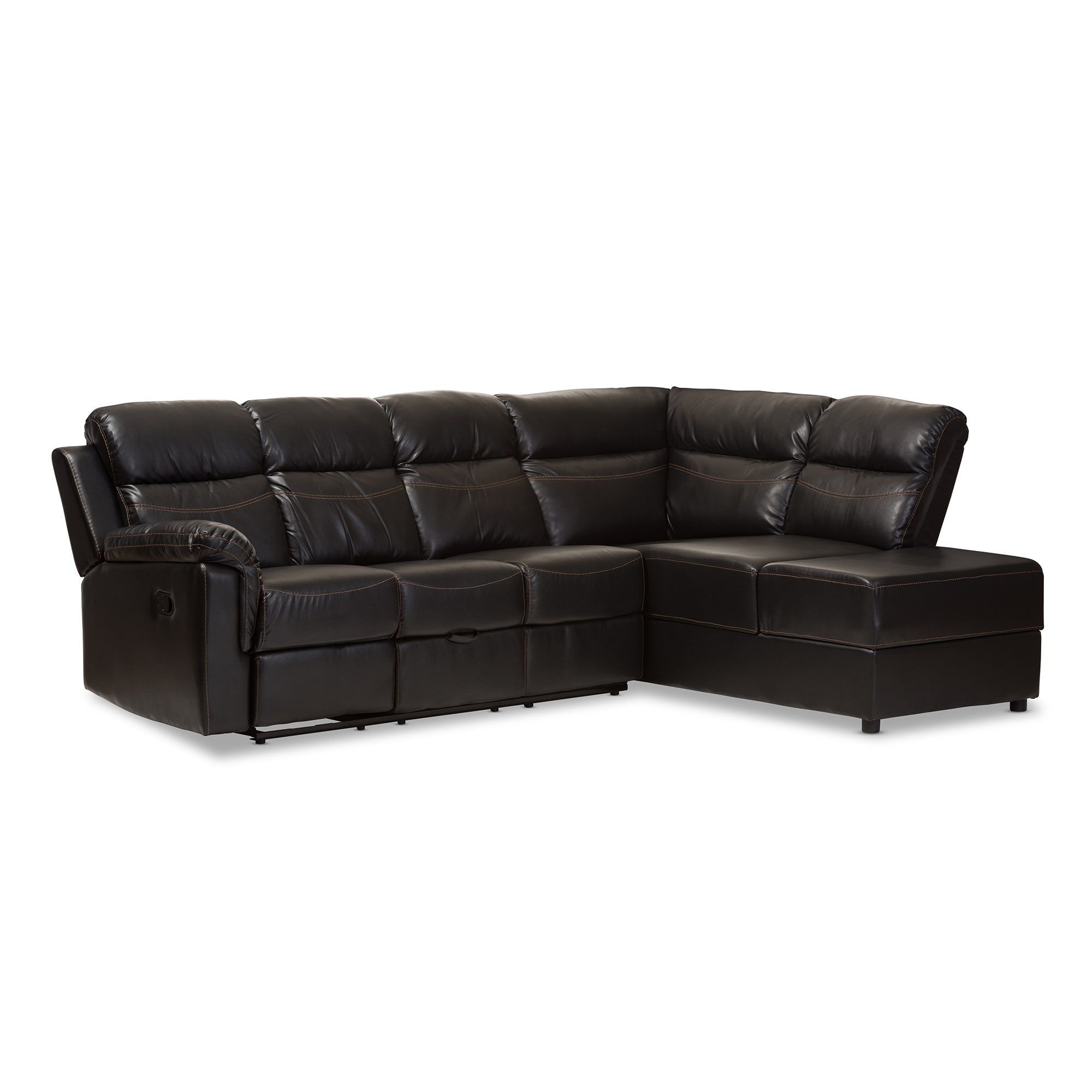 Our Best Living Room Furniture Deals | Storage Chaise Pertaining To 2pc Burland Contemporary Sectional Sofas Charcoal (View 7 of 15)