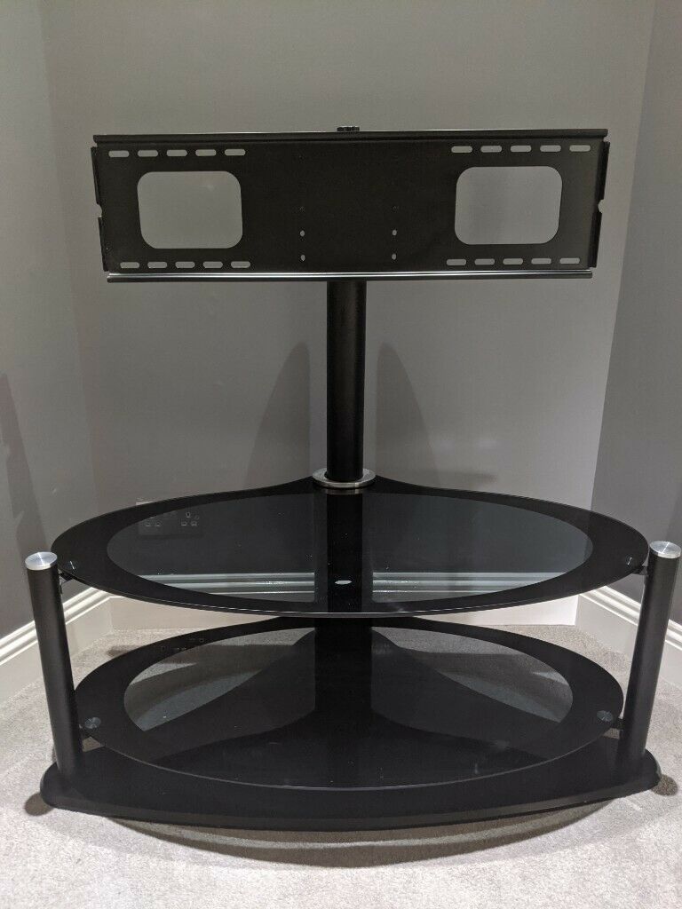 Oval Glass Tv Stand – Price Reduced | In Cumbernauld With Regard To Oval Tv Stands (Photo 3 of 15)