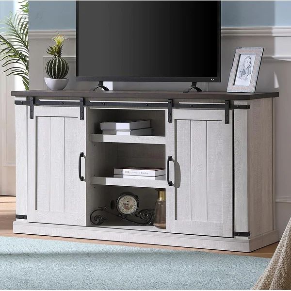 Overstock: Online Shopping – Bedding, Furniture For Woven Paths Franklin Grooved Two Door Tv Stands (Photo 15 of 15)