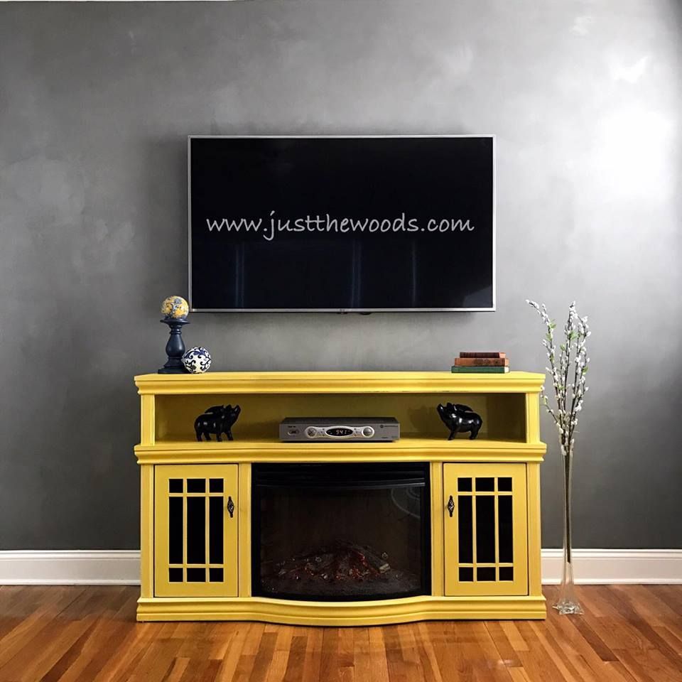Paint An Accent Wall Using Fresco Lime Paint | Diy Tv Regarding Painted Tv Stands (View 6 of 15)