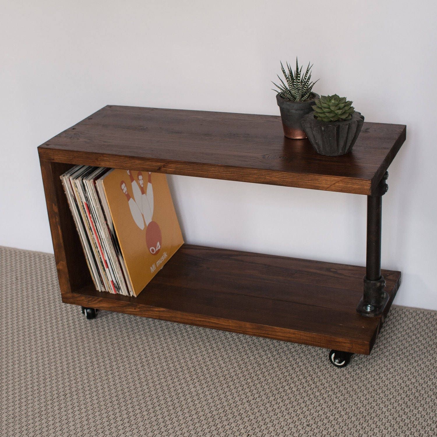 Panorama Reclaimed Wood Record Player Stand Tv Cabinet With Regard To Hard Wood Tv Stands (View 5 of 15)