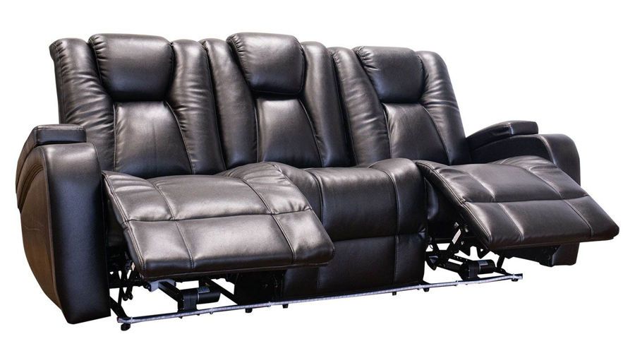 Panther Leather Power Reclining Sofa Console Loveseat For Panther Fire Leather Dual Power Reclining Sofas (View 6 of 15)