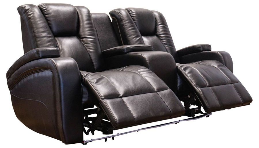 Panther Leather Power Reclining Sofa Console Loveseat In Panther Fire Leather Dual Power Reclining Sofas (View 11 of 15)